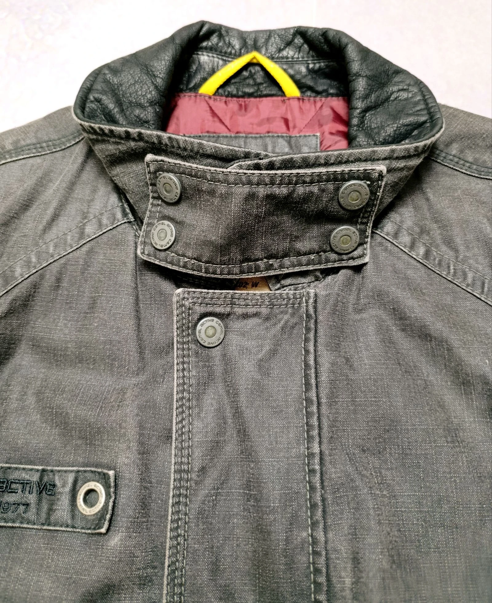 🔥 Camel Active Waxed Field Jacket XL EU54 Heavyweight Outdoor Coat Vintage – photo 5